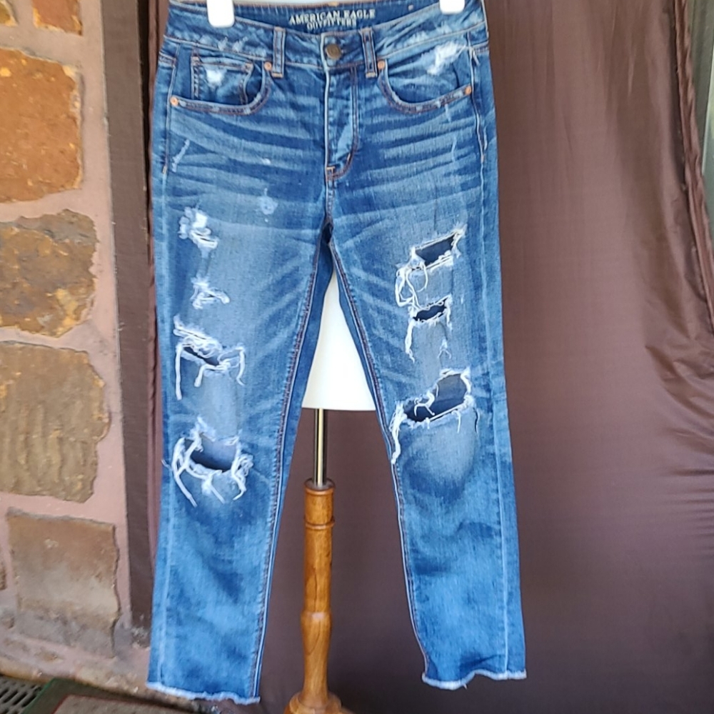 American Eagle Tomgirl Destructed Crops